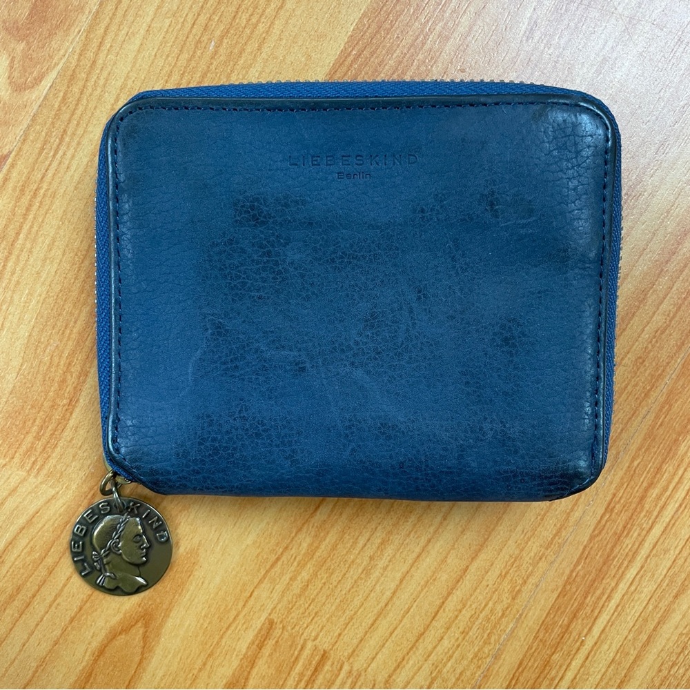 💙 Navy Blue Leather Liebeskind Wallet